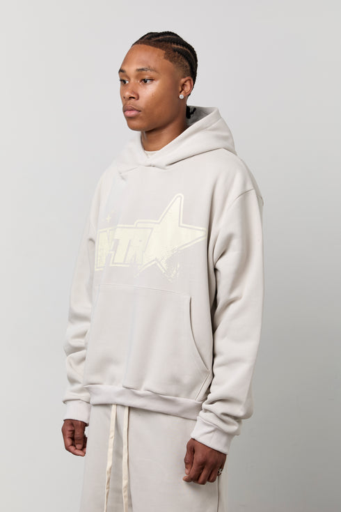 STAR HOODIE GREY